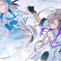 This is a pixiv picture whose title is SEKAI.