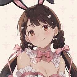 This is a pixiv picture whose title is 🐰.