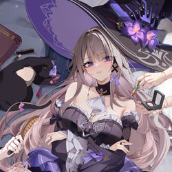 This is a pixiv picture whose title is The Herta.