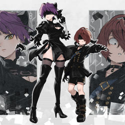 This is a pixiv picture whose title is ゲゲゲのオートマタ.