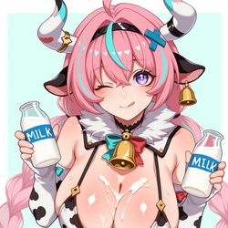 This is a pixiv picture whose title is 每天早晨来两瓶，瓦雷莎牌牛乳，新鲜，美味！.