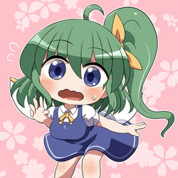 This is a pixiv picture whose title is 「わ、私ですか？！」.