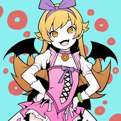 This is a pixiv picture whose title is magia record shinobu.