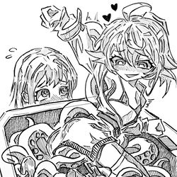 This is a pixiv picture whose title is 谭雅的恋痒癖.