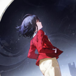 This is a pixiv picture whose title is 雨中小调.