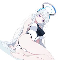 This is a pixiv picture whose title is 水着 生塩ノア.