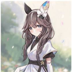 This is a pixiv picture whose title is カレンブーケドールさん描いた.