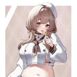 This is a pixiv picture whose title is ブレッディ.