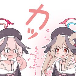This is a pixiv picture whose title is マヒロニウムとフレーメン現象.