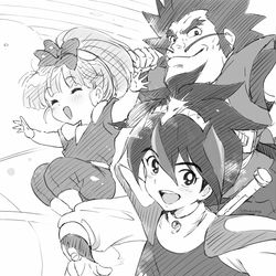 This is a pixiv picture whose title is 魔神英雄伝ワタル.