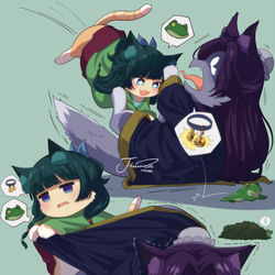This is a pixiv picture whose title is 🔔🔔🐸.