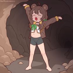 This is a pixiv picture whose title is 4kuma - Pixiv request!.