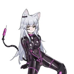 This is a pixiv picture whose title is 黑化猫猫.