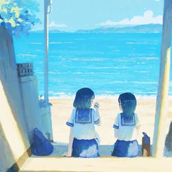 This is a pixiv picture whose title is 無題.