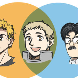 This is a pixiv picture whose title is ベン図.
