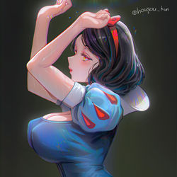 This is a pixiv picture whose title is Snow white.