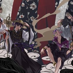 This is a pixiv picture whose title is 布袋尊.