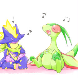 This is a pixiv picture whose title is 歌声.