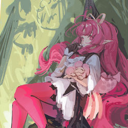 This is a pixiv picture whose title is #009-构思中.
