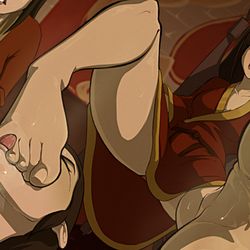 This is a pixiv picture whose title is Azula's Time Off (ATLA).