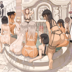 This is a pixiv picture whose title is Fountain.