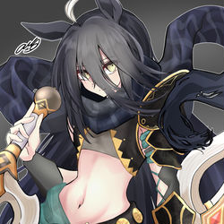 This is a pixiv picture whose title is シーウー装備カフェ.