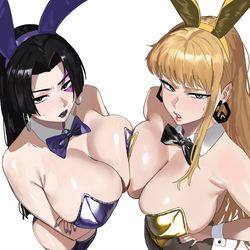 This is a pixiv picture whose title is Mutant Bunny.
