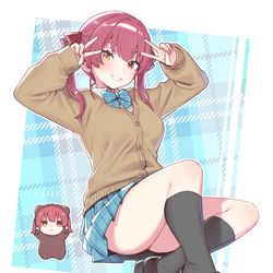This is a pixiv picture whose title is 制服マリンたん.