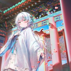 This is a pixiv picture whose title is 胧华梦.