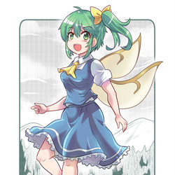 This is a pixiv picture whose title is 「東方Project全キャラ描き企画」038 -大妖精-.