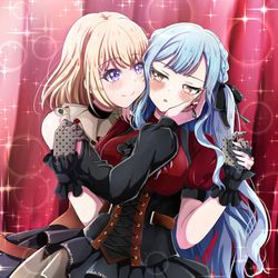 This is a pixiv picture whose title is 「顔」の練習をするういさき.