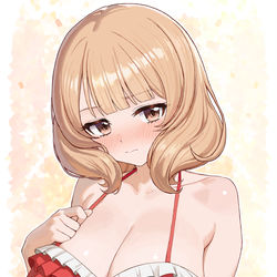 This is a pixiv picture whose title is 水着姿の田中ゆゆ子.