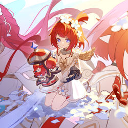 This is a pixiv picture whose title is 缇安 明天见.