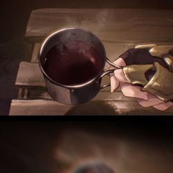 This is a pixiv picture whose title is ☕.