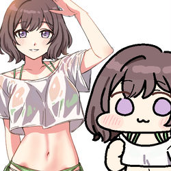 This is a pixiv picture whose title is 根緒亜紗里.