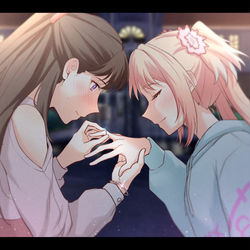 This is a pixiv picture whose title is 【ラブライブ！】めぐるり 婚約.