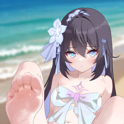 This is a pixiv picture whose title is ゼーレ・フェレライ（水着）.