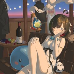 This is a pixiv picture whose title is ユミアのアトリエ.