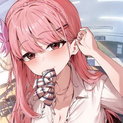 This is a pixiv picture whose title is 「これ……処理した方がいいのよね？」.