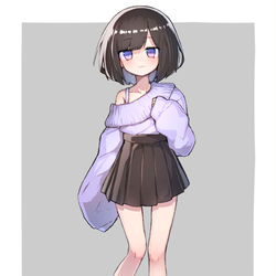 This is a pixiv picture whose title is 私服後輩ちゃん！.