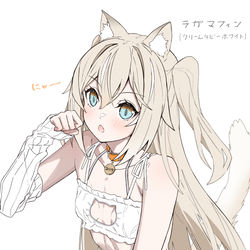 This is a pixiv picture whose title is 猫コハク.