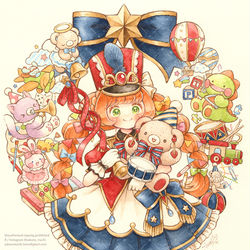 This is a pixiv picture whose title is Toys wreath.