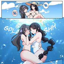 This is a pixiv picture whose title is A Bubbly Surprise.