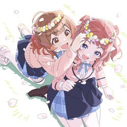 This is a pixiv picture whose title is 🌸.