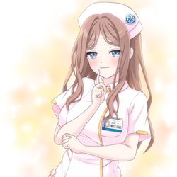 This is a pixiv picture whose title is 長崎そよ（ナース）.