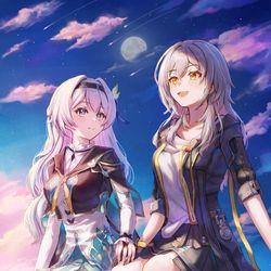 This is a pixiv picture whose title is 世界の新しい一日を.
