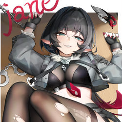 This is a pixiv picture whose title is 捕獲.