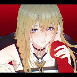 This is a pixiv picture whose title is Devoted to you.