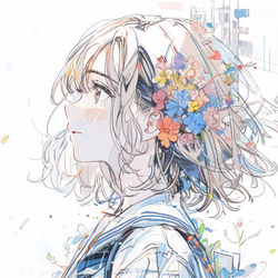 This is a pixiv picture whose title is 『doodle』.