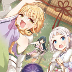 This is a pixiv picture whose title is 雪解けにことねちゃん.